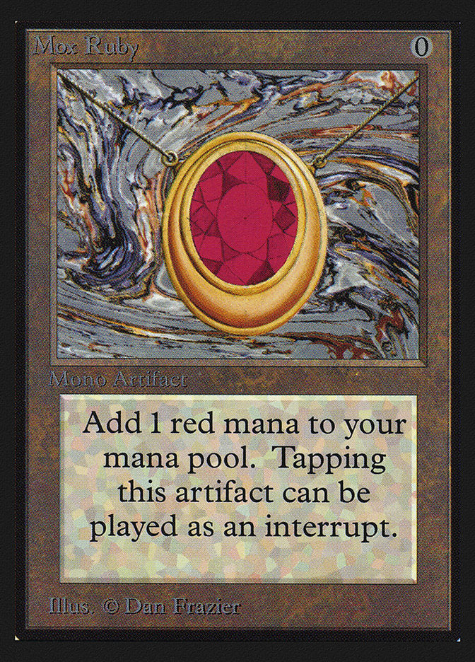 Mox Ruby (IE) [Intl. Edition collector] 