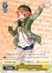 "Fired Up!" Hagumi Kitazawa (BD/EN-W03-016 C) [BanG Dream! Girls Band Party! MULTI LIVE]