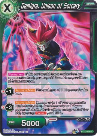 Demigra, Unison of Sorcery [BT10-064]