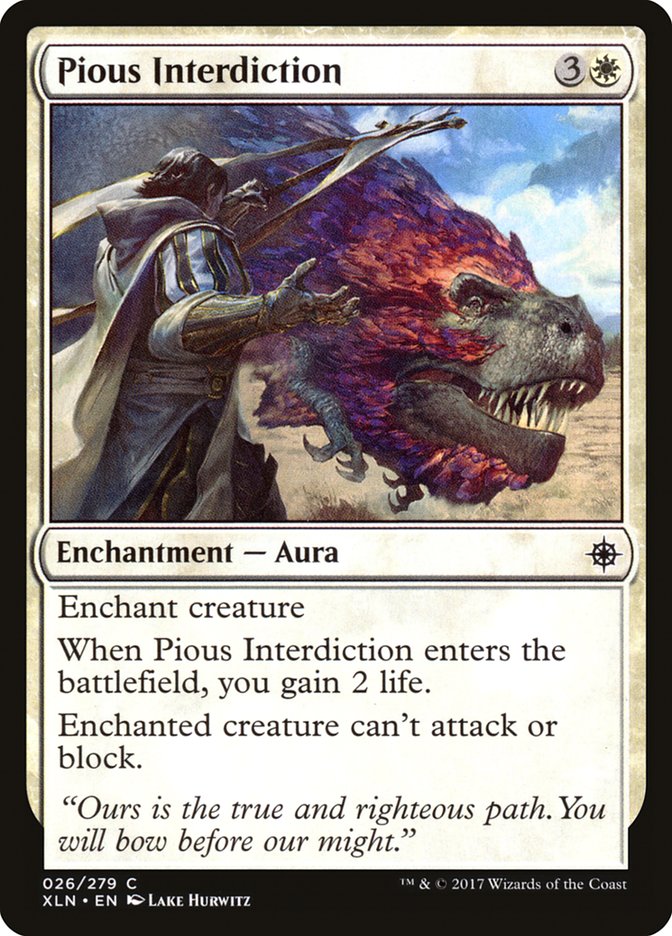 Interdiction pieuse [Ixalan] 