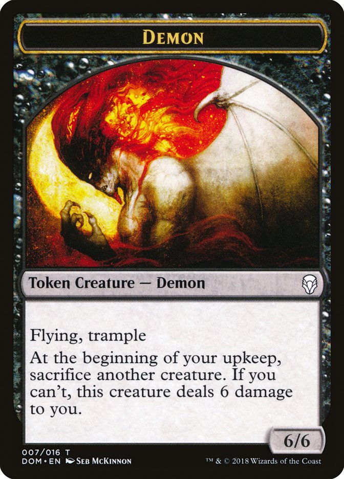 Demon [Dominaria Tokens]