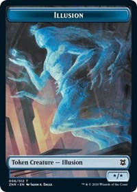 Illusion // Jeton insecte double face [Jetons de l'ascension de Zendikar] 