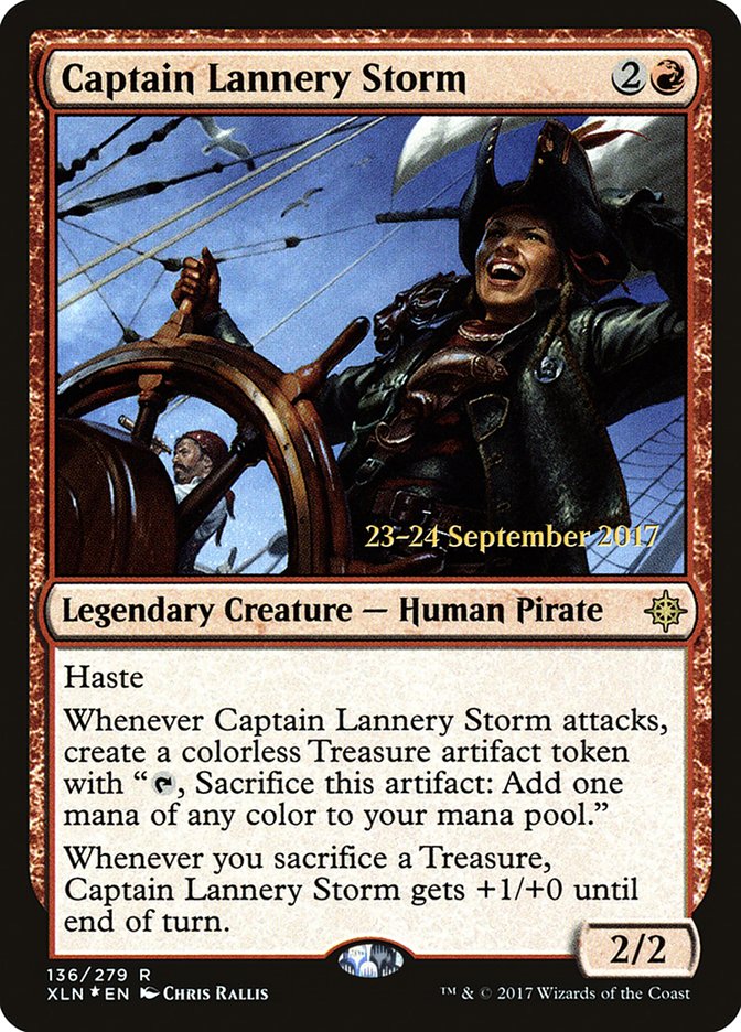 Capitaine Lannery Storm (Avant-première) [Promos d'Avant-première Ixalan] 