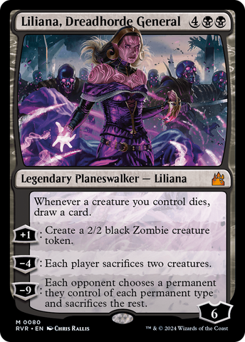 Liliana, Dreadhorde General [Ravnica Remastered]