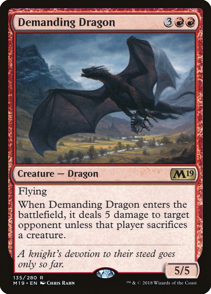 Dragón exigente [Core Set 2019] 