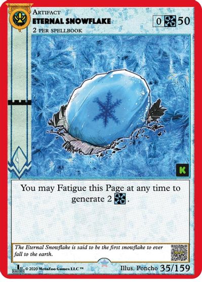 Eternal Snowflake [Cryptid Nation Kickstarter Edition]