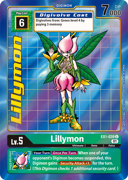 Lillymon [EX1-039] (Arte alternativo) [Colección clásica] 