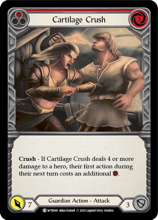 Cartilage Crush (Red) [U-WTR060] Unlimited Rainbow Foil