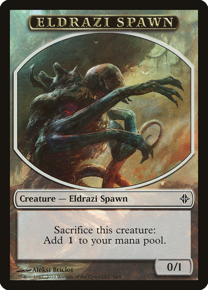 Eldrazi Spawn (1a/5) [Rise of the Eldrazi Tokens]