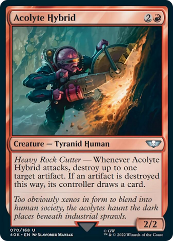 Acolyte Hybrid (Surge Foil) [Universos más allá: Warhammer 40,000] 
