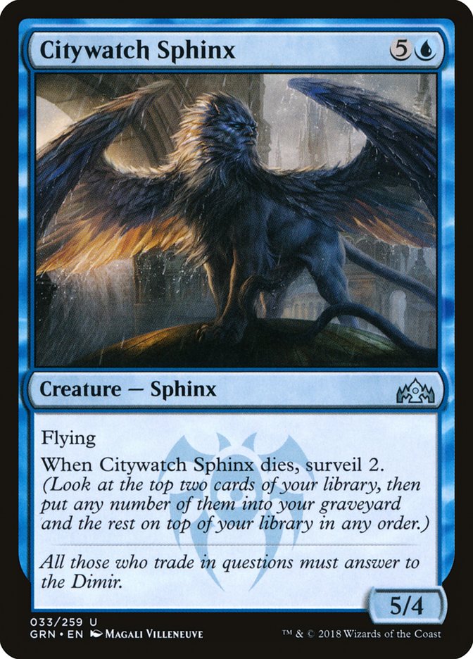 Citywatch Sphinx [Guildes de Ravnica] 