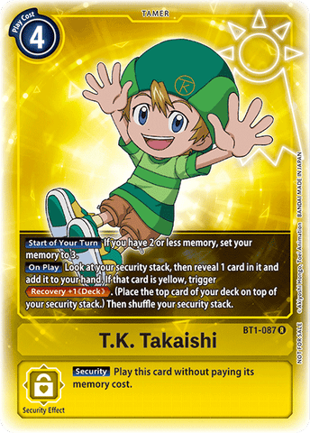 TK Takaishi [BT1-087] (Promoción Buy-A-Box) [Promociones especiales de lanzamiento de Booster Ver.1.0] 