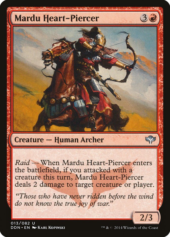 Mardu Heart-Piercer [Duel Decks: Velocidad vs. Astucia] 