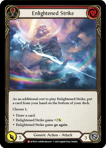 Enlightened Strike [U-WTR159] Unlimited Rainbow Foil