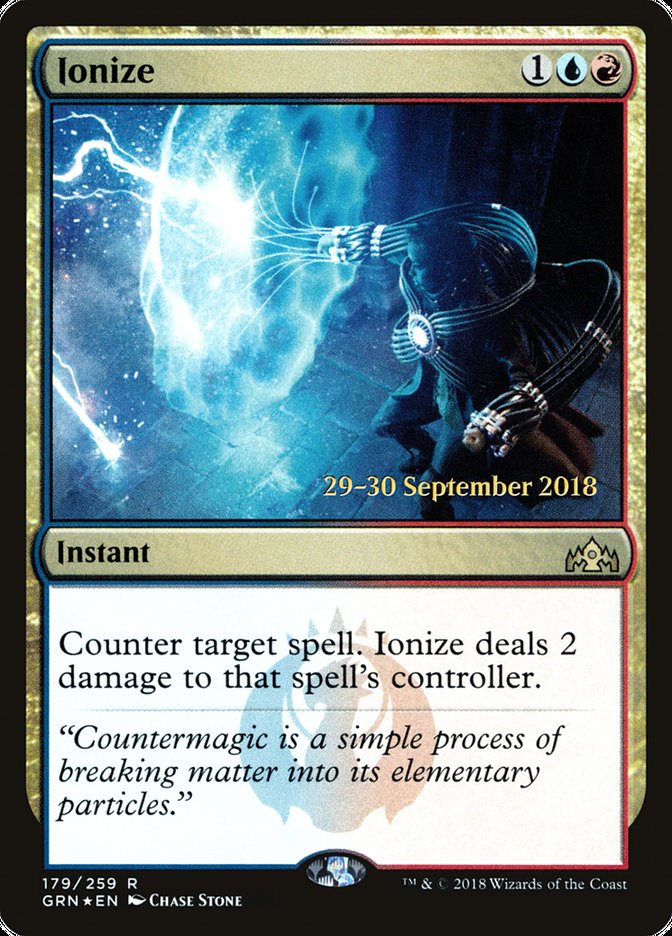 Ionize  (Prerelease) [Guilds of Ravnica Prerelease Promos]