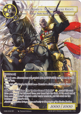 Raymond, Member of the Twelve Sacred Knights (Full Art) (NWE-009 SR) [A New World Emerges]