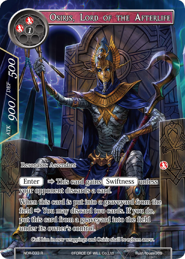 Osiris, Lord of the Afterlife (Full Art) (NDR-033) [New Dawn Rises]