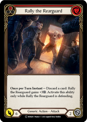 Rally the Rearguard (Red) [U-MON281] Unlimited Normal