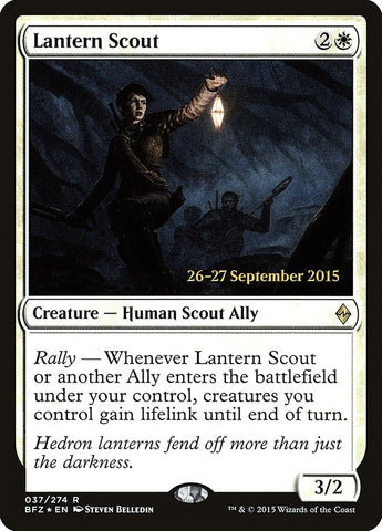 Lantern Scout  (Prerelease) [Battle for Zendikar Prerelease Promos]