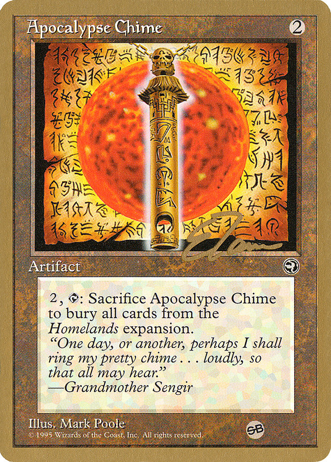 Apocalypse Chime (Eric Tam) (SB) [Ensemble de collection Pro Tour] 