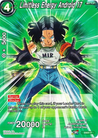 Limitless Energy Android 17 [EX03-17]