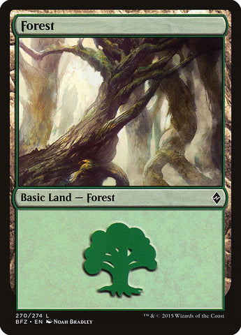 Bosque (#270a) [Batalla por Zendikar] 