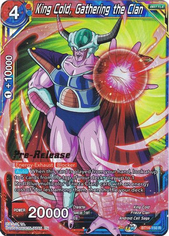 King Cold, Gathering the Clan (BT14-150) [Cross Spirits Prerelease Promos]
