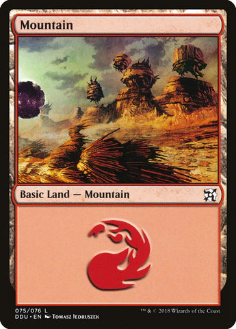 Mountain (#75) [Duel Decks: Elves vs. Inventors]