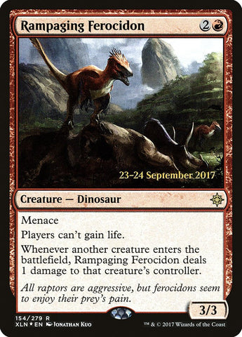 Rampaging Ferocidon  (Prerelease) [Ixalan Prerelease Promos]