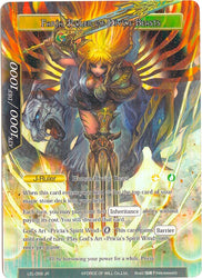 Glorius, Masked Crusader // Faria, Ruler of Divine Beasts (Full Art) (LEL-058 JR) [Legacy Lost]