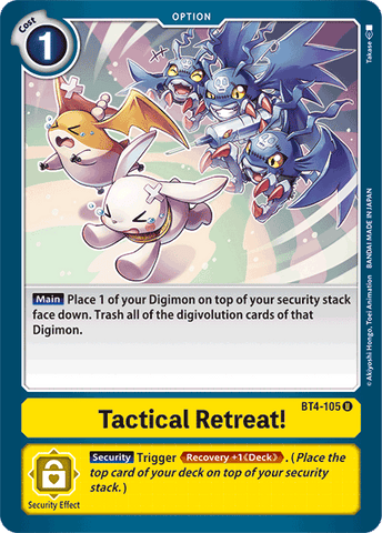 Tactical Retreat! [BT4-105] [Great Legend]