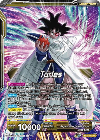 Turles // Turles, poder maldito (BT15-092) [Promos de presentación de Saiyan Showdown] 