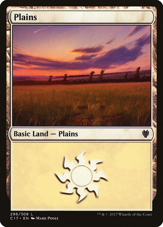 Plains (#296) [Commander 2017]