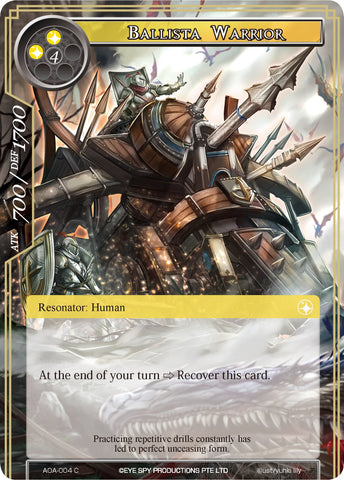 Ballista Warrior (AOA-004) [Awakening of the Ancients]