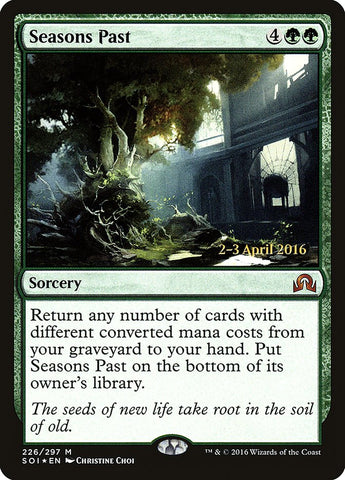 Seasons Past (Prerelease) [Shadows over Innistrad Prerelease Promos]