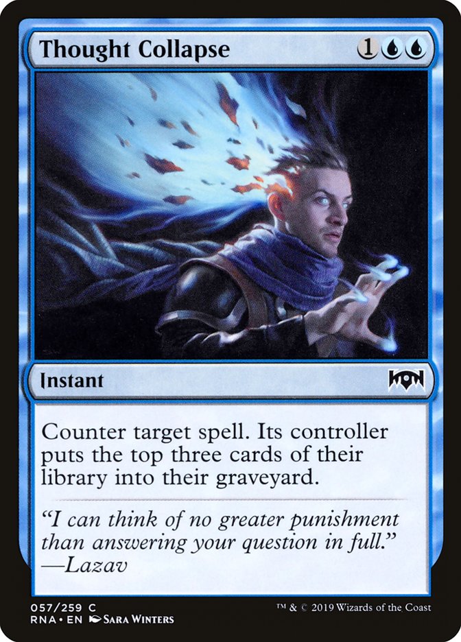 Effondrement de la pensée [Allégeance à Ravnica] 