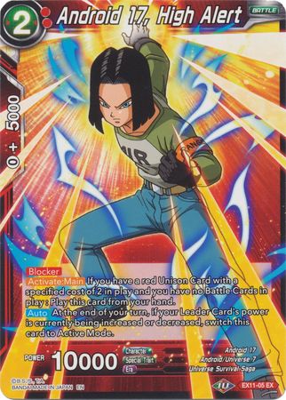 Android 17, High Alert [EX11-05]