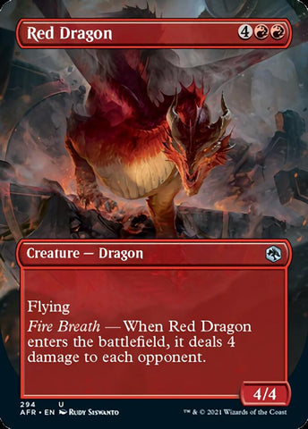Dragón rojo (extendido) [Dungeons &amp; Dragons: aventuras en los reinos olvidados] 