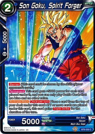 Son Goku, falsificador de espíritus [BT6-030] 
