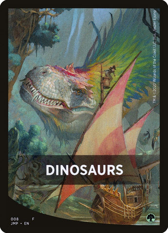 Tarjeta temática de dinosaurios [Tarjetas delanteras Jumpstart] 
