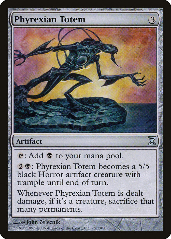 Totem Phyrexian [Spirale Temporelle] 