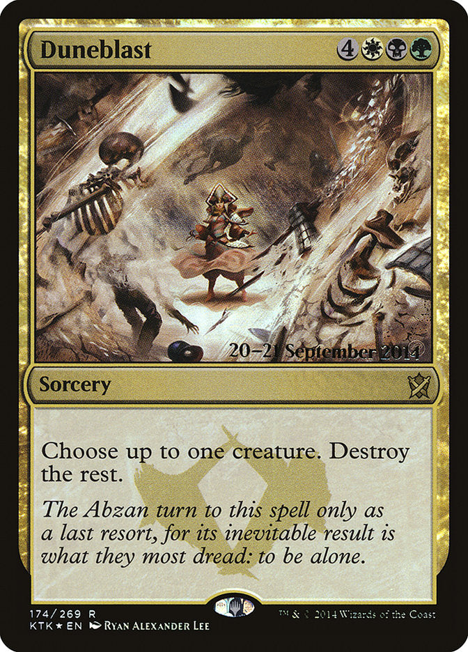 Duneblast  (Prerelease) [Khans of Tarkir Prerelease Promos]