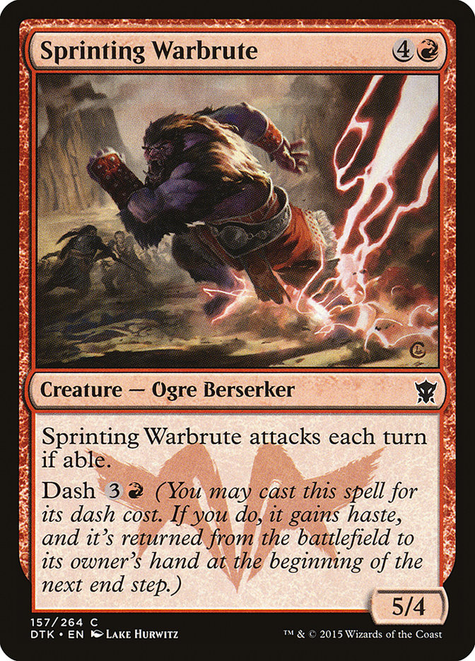 Warbrute sprintante [Dragons de Tarkir] 