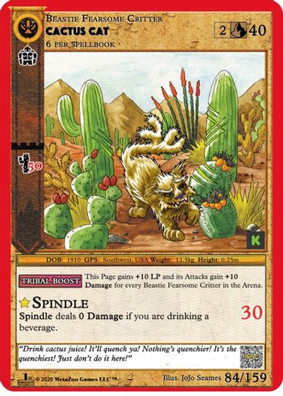 Cactus Cat [Edición Kickstarter de Cryptid Nation]