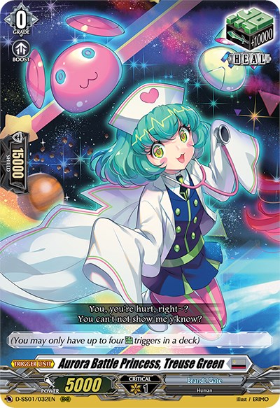 Aurora Battle Princess, Treuse Green (D-SS01/032EN) [Festival Collection 2021]