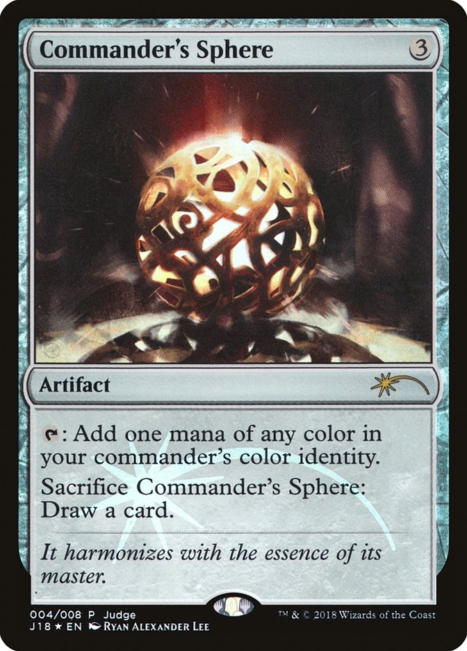 Commander's Sphere [Tarjetas de regalo para jueces 2018] 