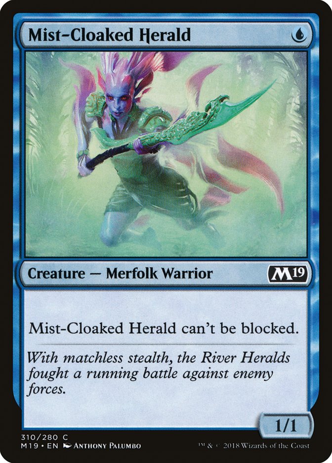 Mist-Cloaked Herald [Core Set 2019]