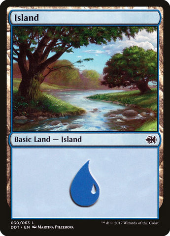 Island (#30) [Duel Decks: Merfolk vs. Goblins]