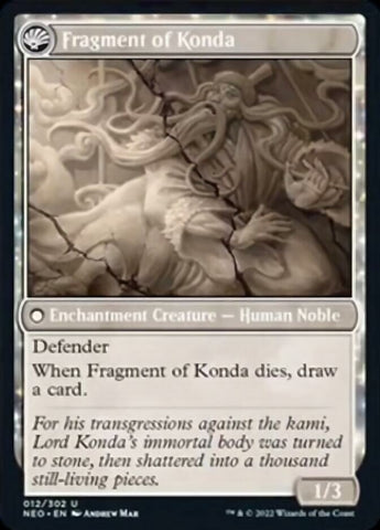 La caída de Lord Konda // Fragmento de Konda [Kamigawa: Neon Dynasty] 