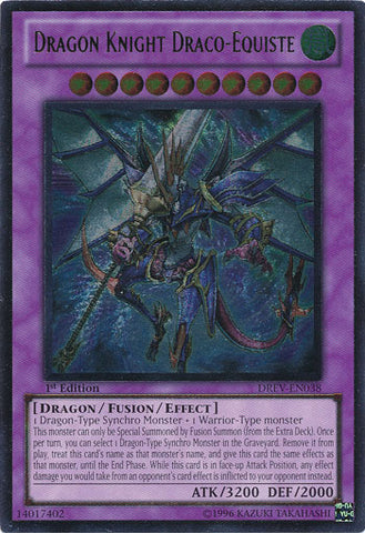 Dragon Knight Draco-Equiste (UTR) [DREV-EN038] Ultimate Rare